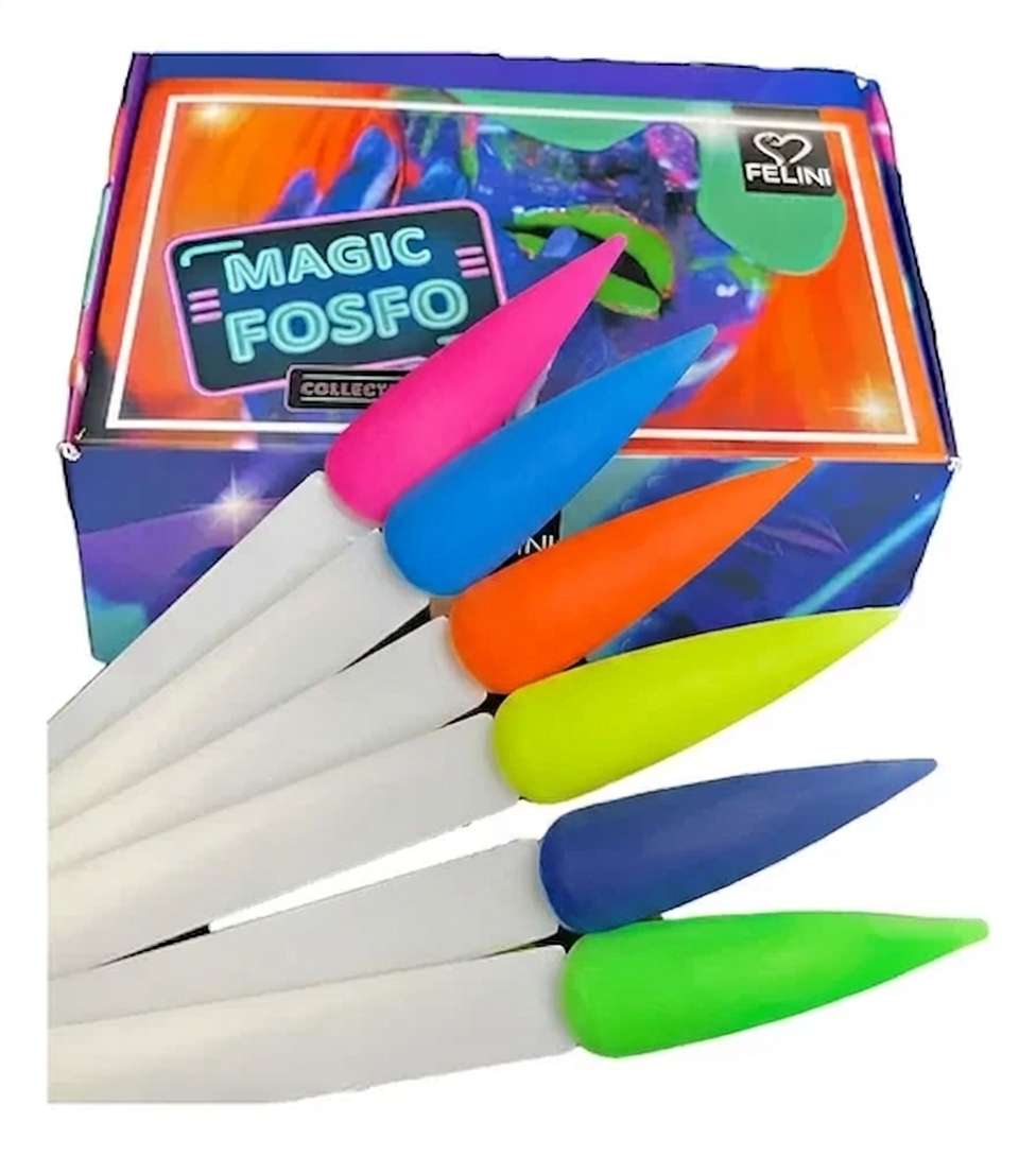 Coleccion Magic Fosfo Felini 6 piezas