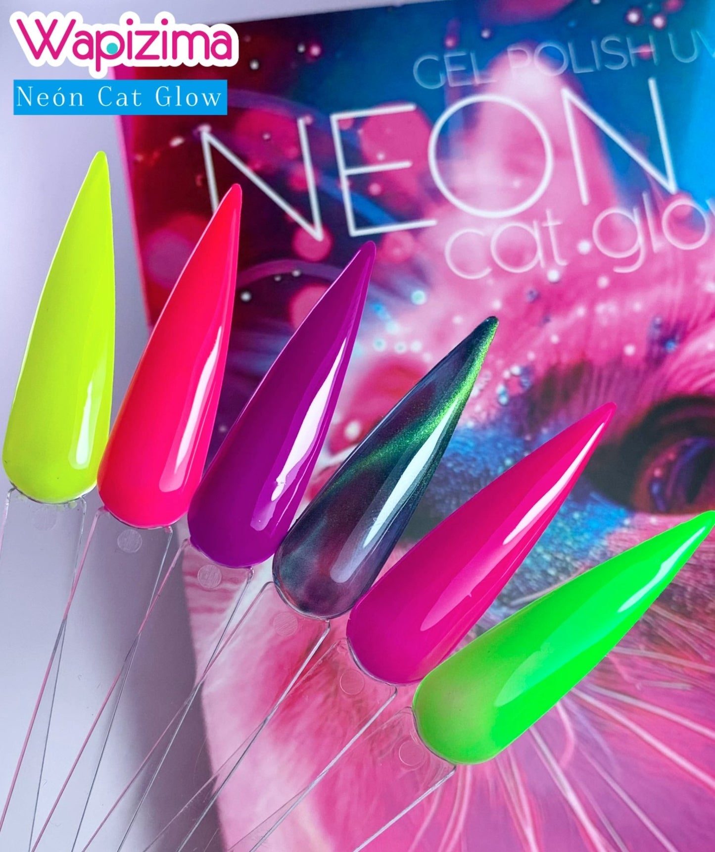 W. Gama Gel Polish 6 PZAS Neon Cat Glow