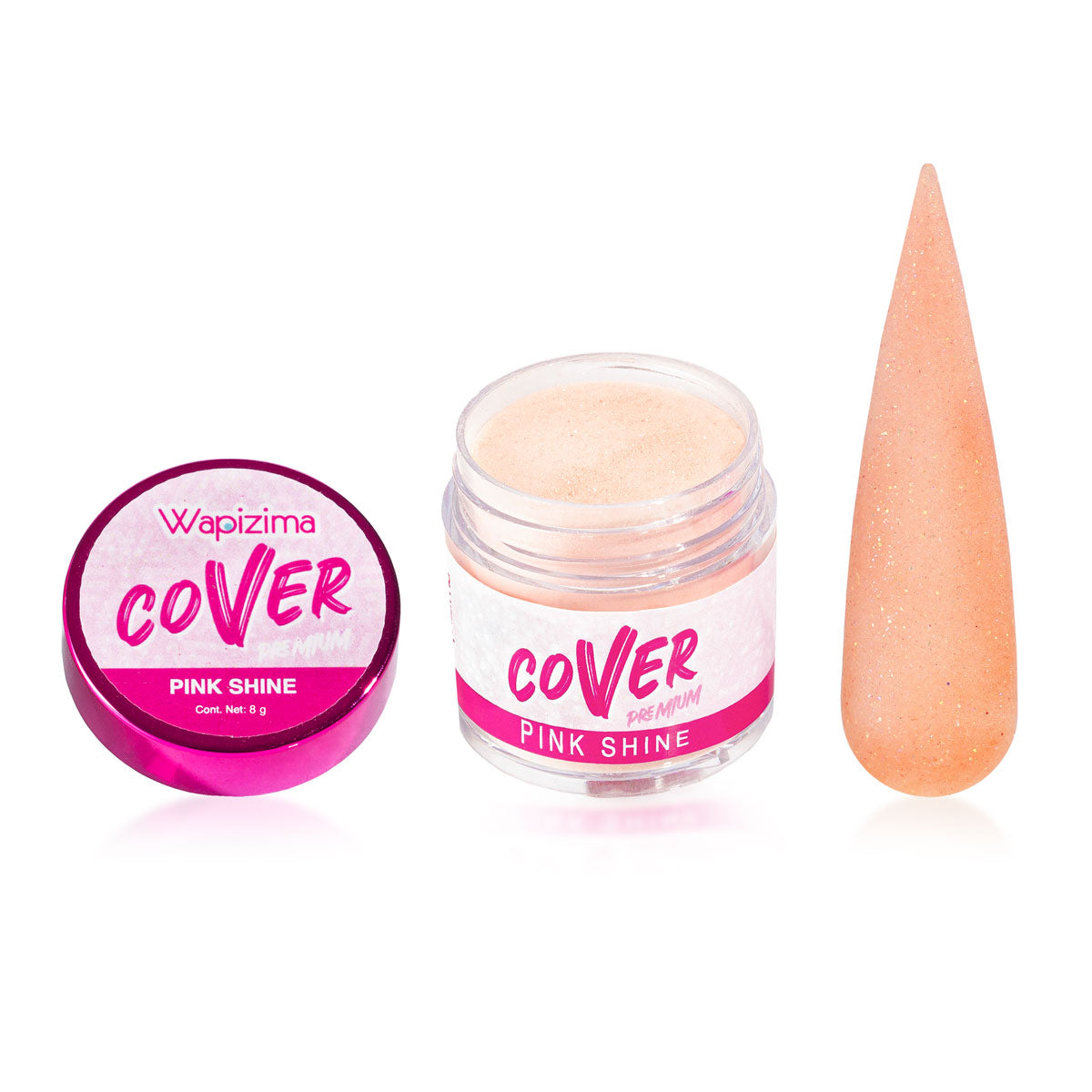 W.ACRILICO COVER PREMIUM PINK SHINE 8 GRS