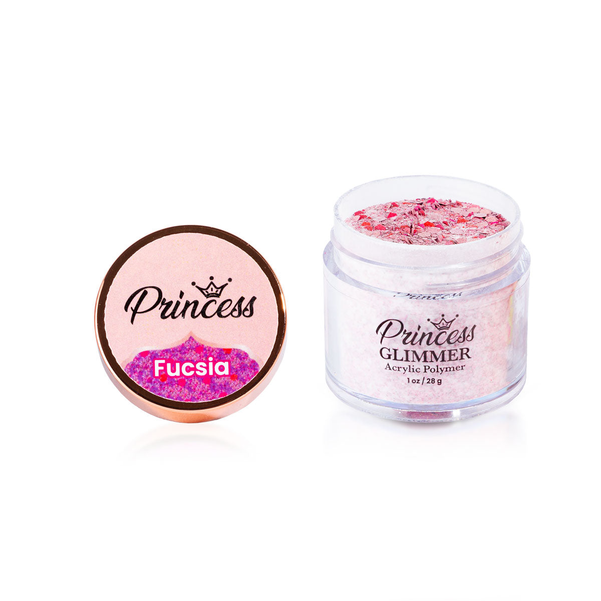 P.ACRILICO GLIMMER FUCSIA 2 OZ