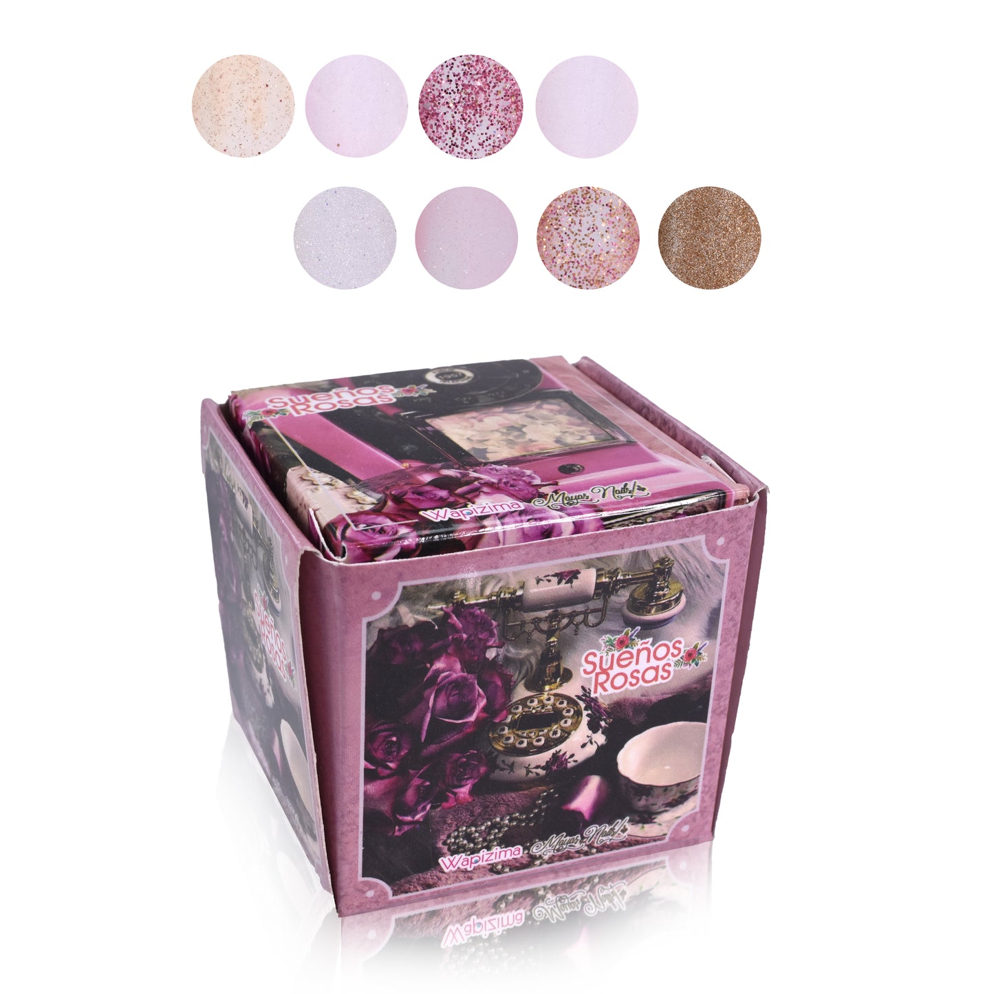 W.COLECCION SUEÑOS ROSAS 8 PZAS