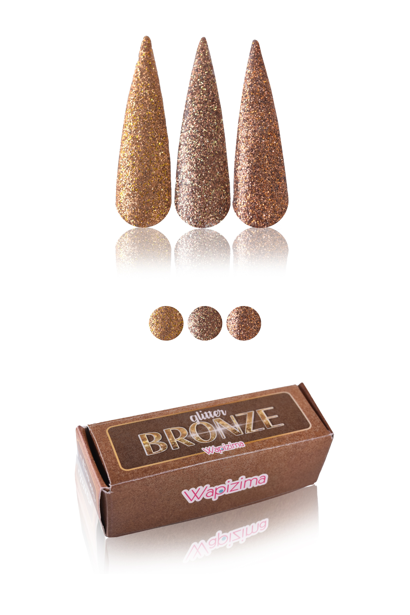 Colecciones Acrílicas y Glitter  3 piezas