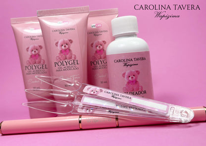 Kit Polygel Carolina Tavera (Cristal)