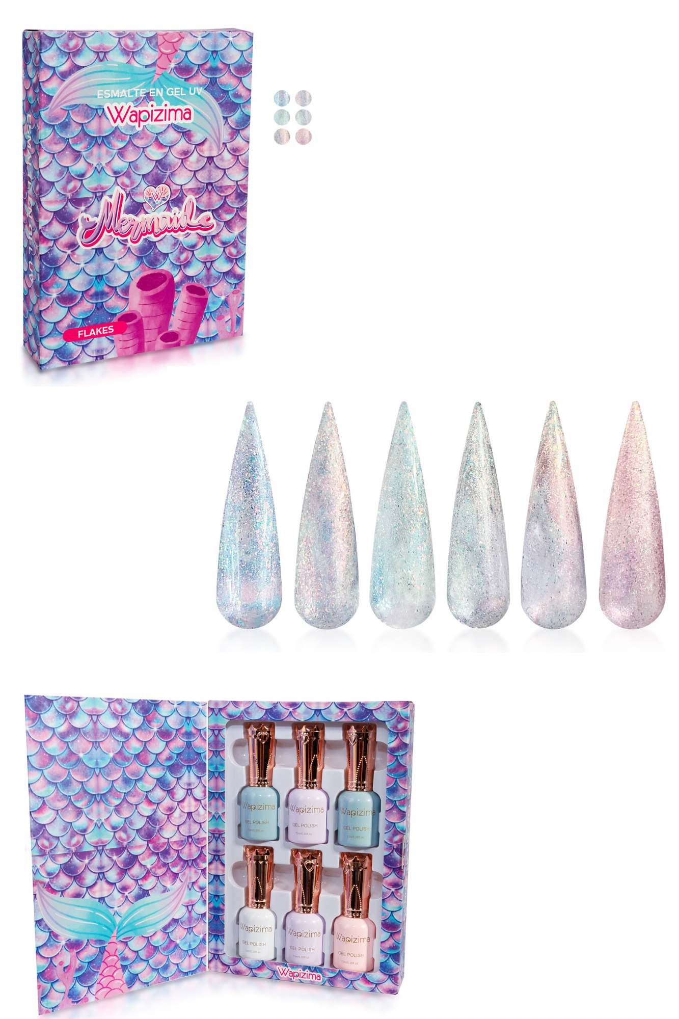 Wapizima Gel Ranges 6 pieces