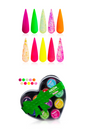 Estuche Corazon Neon