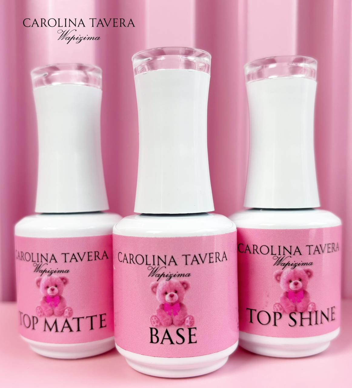 Base, Mate y Top Teddy Carolina Tavera 15ml
