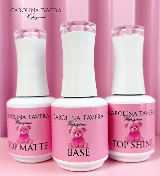 Base, Mate y Top Teddy Carolina Tavera 15ml