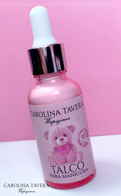Polvos de talco para manicura Teddy