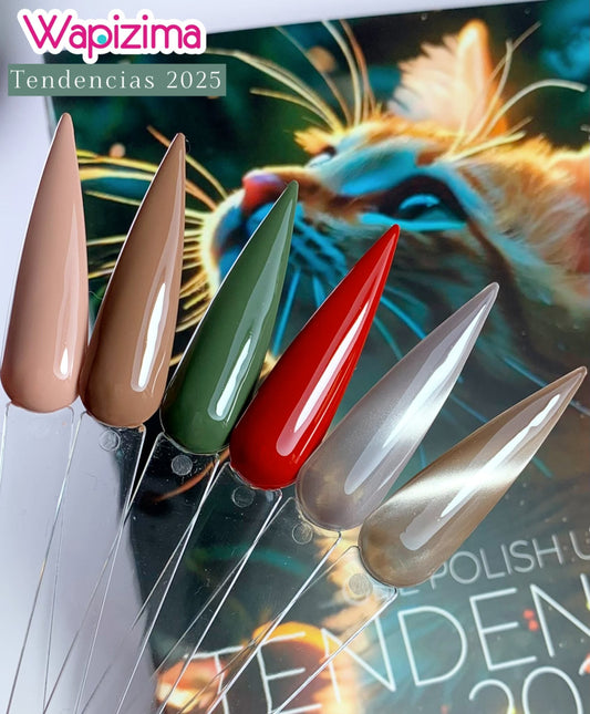W. Gama Gel Polish 6 PZAS Tendencias 2025