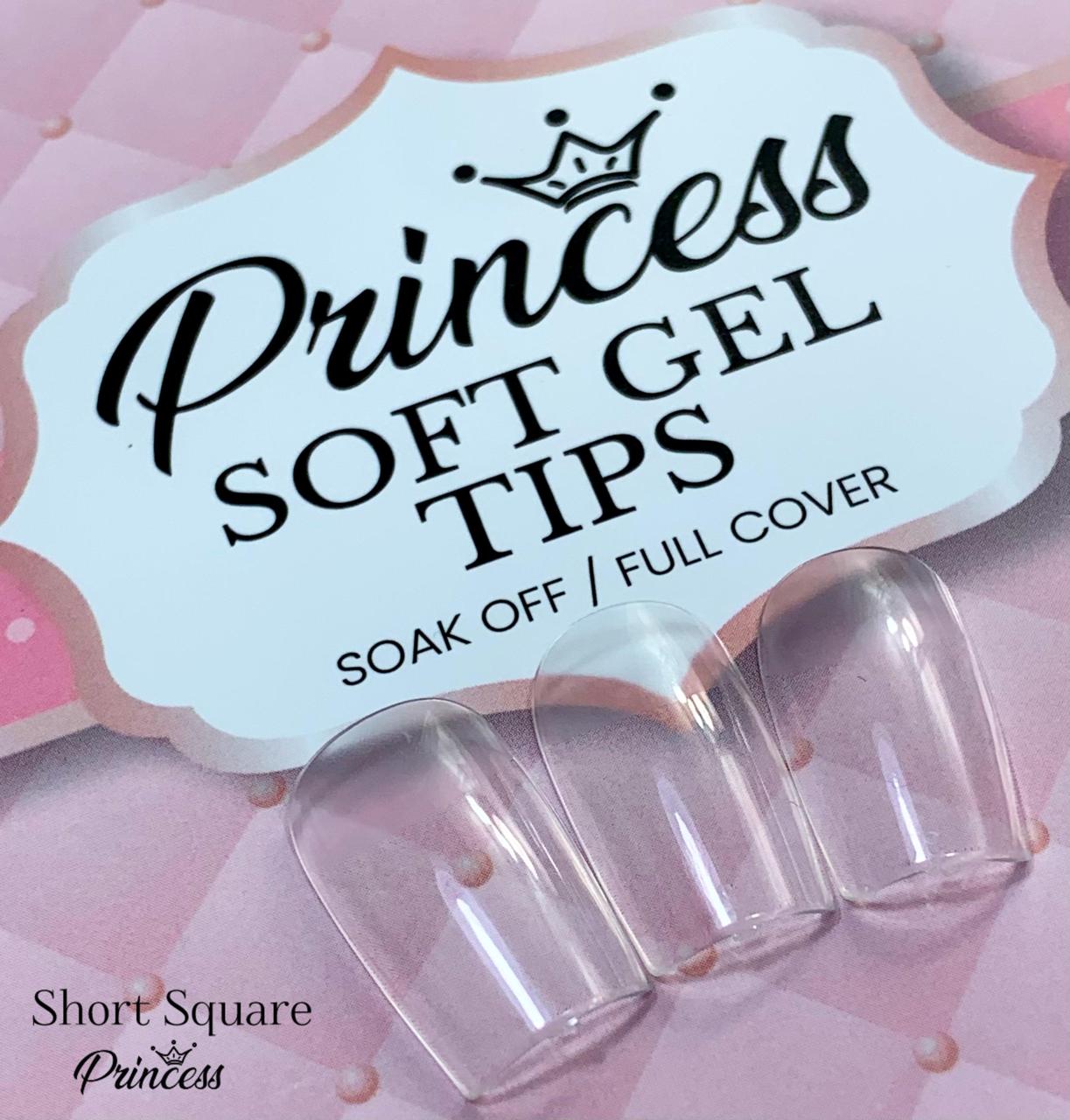 Puntas Princess Medianas y Cortas 480 piezas