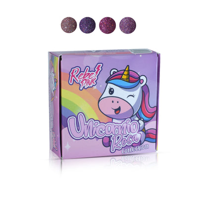 Coleccion Unicornio Rosa Rebel Pink 4 piezas