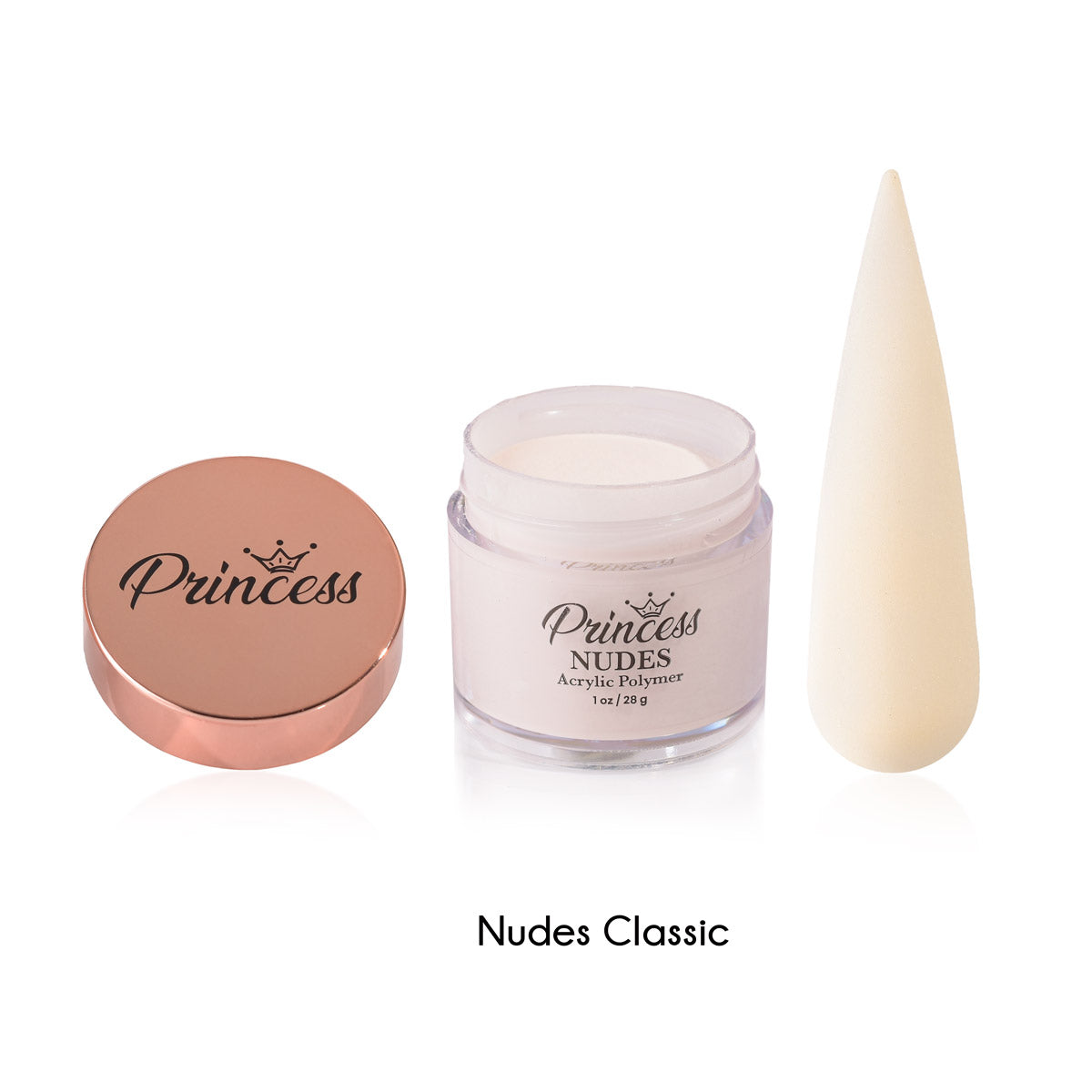 Acrílicos Princess Basic, Nudes y Maquillaje 1 oz