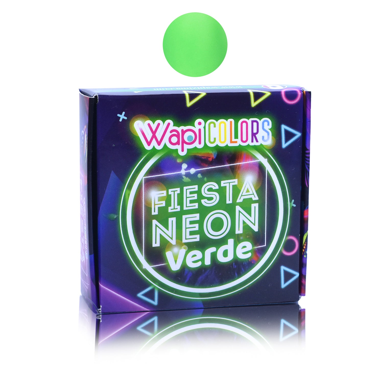 Coleccion Fiesta Neón Verde 4 piezas