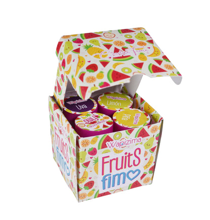 W.COLECCION FIMO FRUITS  8 PZAS