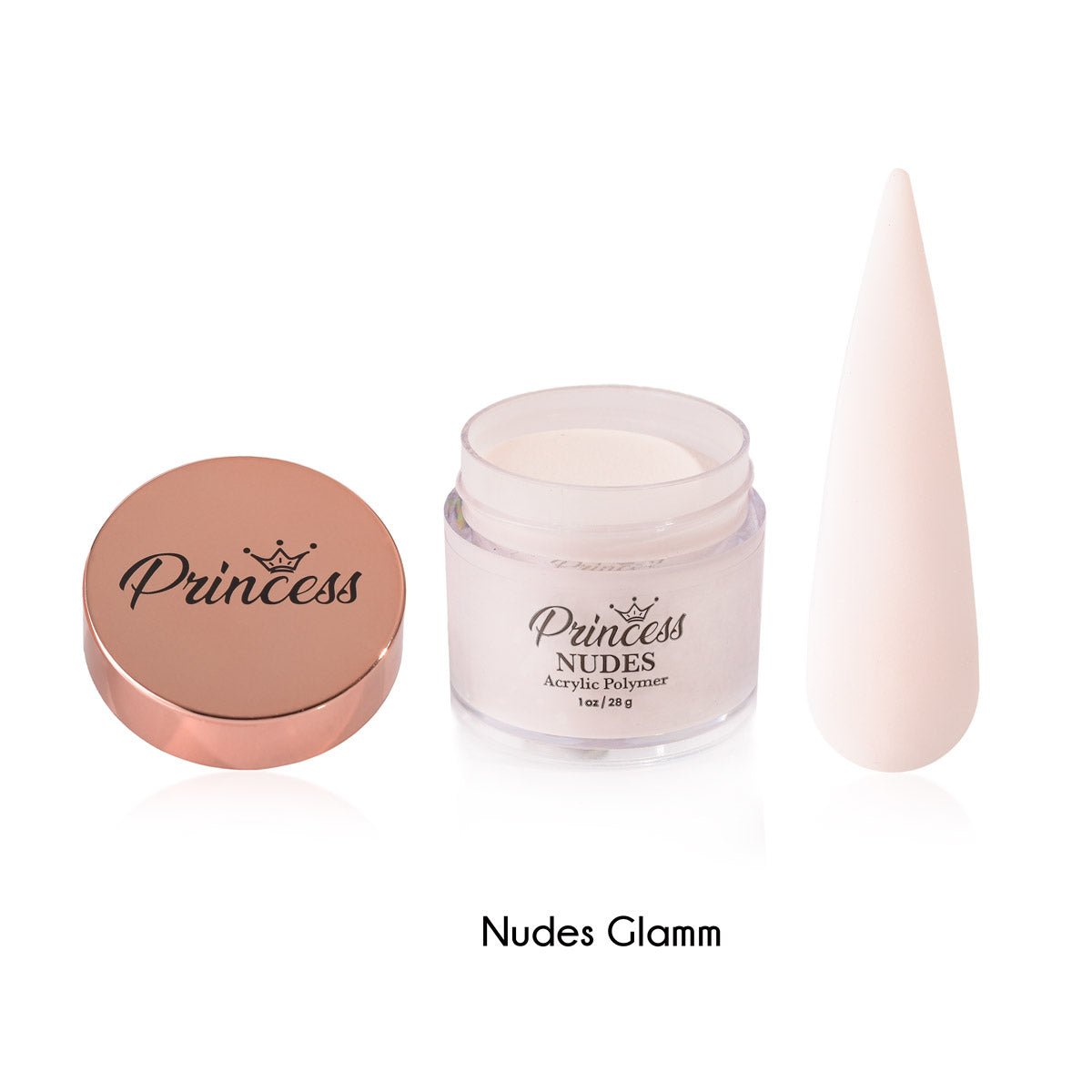 Acrílicos Princess Basic, Nudes y Maquillaje 1 oz