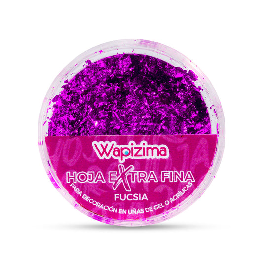 DECO HOJA EXTRA FINA FUCSIA WAPIZIMA