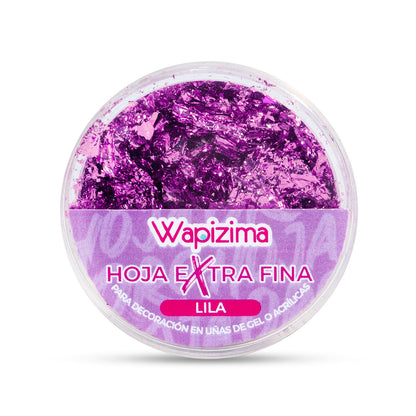DECO HOJA EXTRA FINA LILA WAPIZIMA